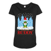 the legend of buddy Maternity Scoop Neck T-shirt