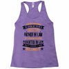 Super Cool Father In Law Of A Freaking Awesome Daughter In Law Racerback Tank