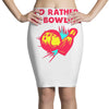 id rather be bowling Pencil Skirts