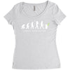 The Evolution of Force Women's Triblend Scoop T-shirt