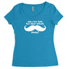 am i too late for that mustache thing Women's Triblend Scoop T-shirt