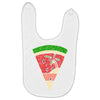 watermelon and beach Baby Bibs