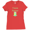 future runner Ladies Fitted T-Shirt