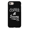 all i need is coffee sciossors iPhone 8