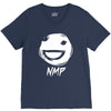 white nmp V-Neck Tee