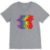 Goku Rainbow V-Neck Tee