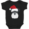 schnauzer dog Baby Bodysuit