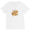 playful foxes V-Neck Tee