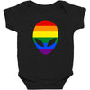 alien lgbt Baby Bodysuit