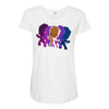 dancing groot Maternity Scoop Neck T-shirt