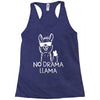 no drama llama Racerback Tank