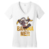 banana mee!!! Women's V-Neck T-Shirt