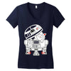r2 d mew Women's V-Neck T-Shirt
