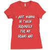 brains and stuff girls Ladies Fitted T-Shirt