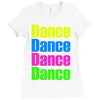 dance dance Ladies Fitted T-Shirt