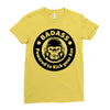 badass bad angry primate 2 Ladies Fitted T-Shirt