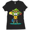 rufu the skaterwolf Ladies Fitted T-Shirt
