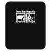 second hand vegetarier Mousepad