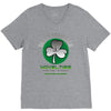 silver shamrock V-Neck Tee
