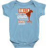 devoted boxer Baby Bodysuit