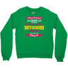 i never dreamed i'd grow up to be a super cool motocross mom but here Crewneck Sweatshirt