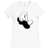 flying ghost Ladies Fitted T-Shirt