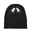 trex i love you this much Baby Beanies
