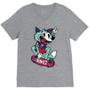 foxes V-Neck Tee