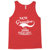New Grandpa 2018 Rokie Dept. Tank Top