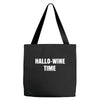 hallo wine Tote Bags