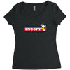 Snoopy Women's Triblend Scoop T-shirt