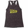 retro back to the future Racerback Tank