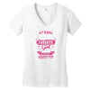 My Nana Is Totally My Most Favorite Girl Women's V-Neck T-Shirt