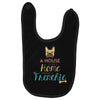 house is not a home without a frenchie Baby Bibs