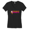 drunk'n donuts Women's V-Neck T-Shirt