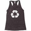 recycle symbol Racerback Tank