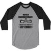 never underestimate an old man who was born in september 3/4 Sleeve Shirt