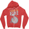 i want to ride my bike Zipper Hoodie