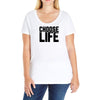 Choose Life Ladies Curvy T-Shirt