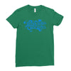 bargain paradise garage sign Ladies Fitted T-Shirt