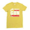 just one more gun i promise Ladies Fitted T-Shirt