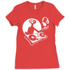 dj et hacke musik Ladies Fitted T-Shirt