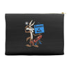 looney tunes genius at work Accessory Pouches