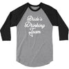 bride's drinking team diamond ring bachelorette 3/4 Sleeve Shirt