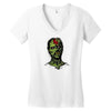 zombie brain out Women's V-Neck T-Shirt