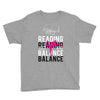 Reading Yoga Wine Balance Youth Tee
