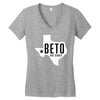 Beto For Senate Texas Map Women's V-Neck T-Shirt