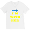 i am with her V-Neck Tee