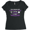 I Love Someone with Gynecologic Cancer to The Moon and Back Women's Triblend Scoop T-shirt