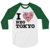 i love neo tokyo 3/4 Sleeve Shirt